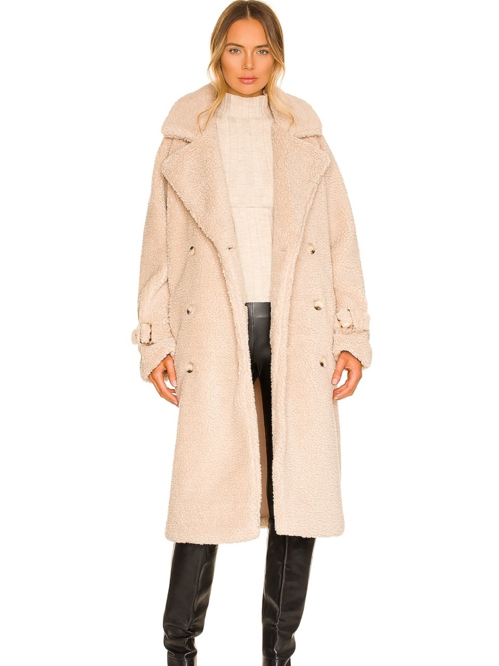 Lamarque Malani Faux Fur Coat